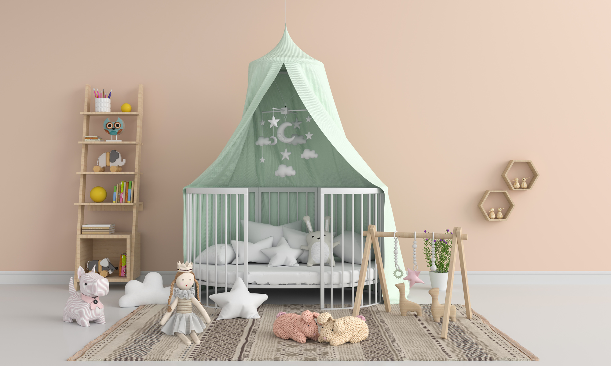 Bedroom for Kids Mockup